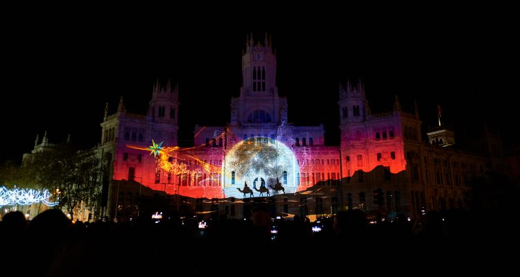 VIDEOMAPPING. Foto de Fernando Tribiño