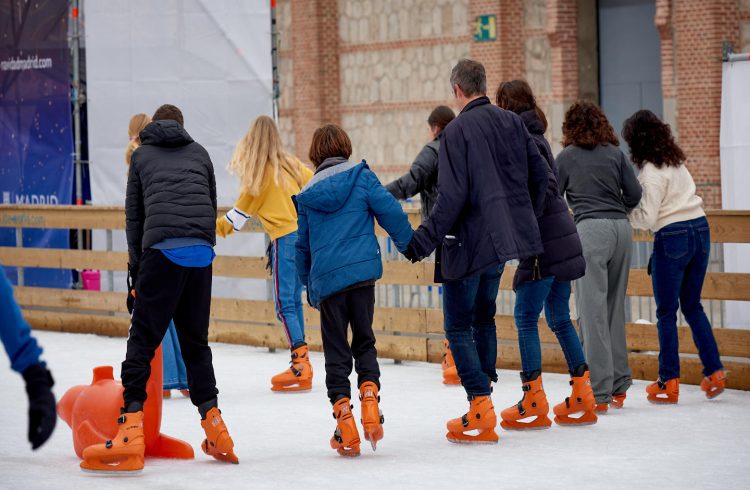 Pista de hielo de Matadero. @Fernando Tribiño