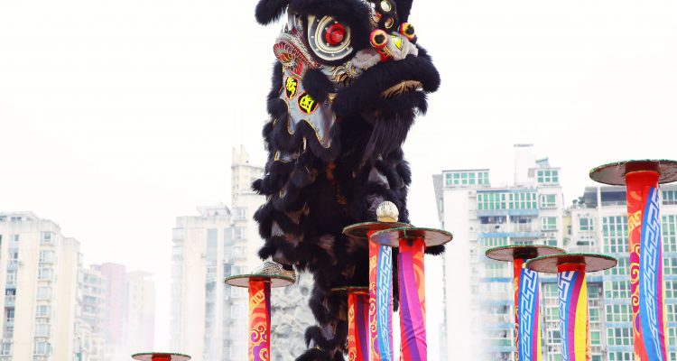 Escena de la Danza del León