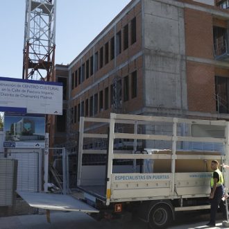 Obra del nuevo Centro Cultural de Chamartín