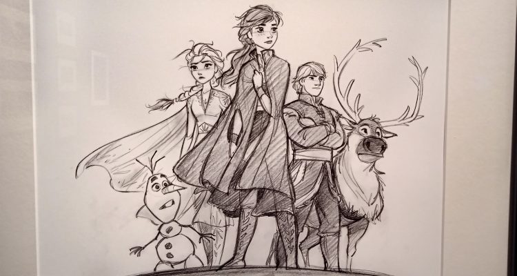 Boceto de la película Frozen