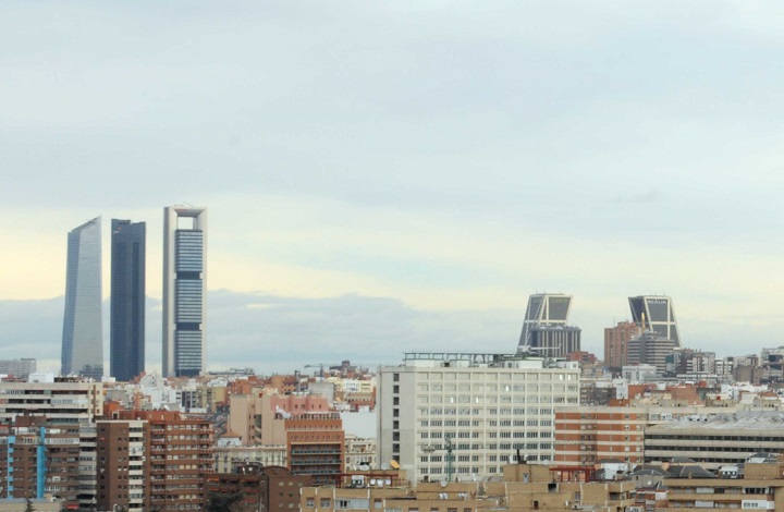 Imagen del skyline de Madrid