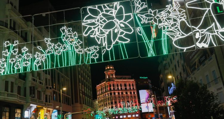 Iluminación en Gran Vía