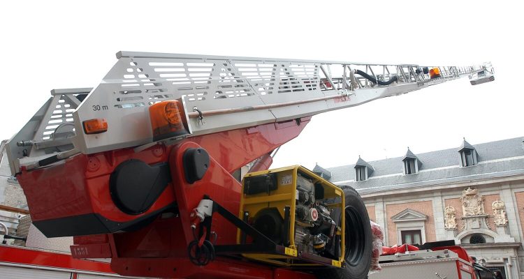 Grúa de bomberos