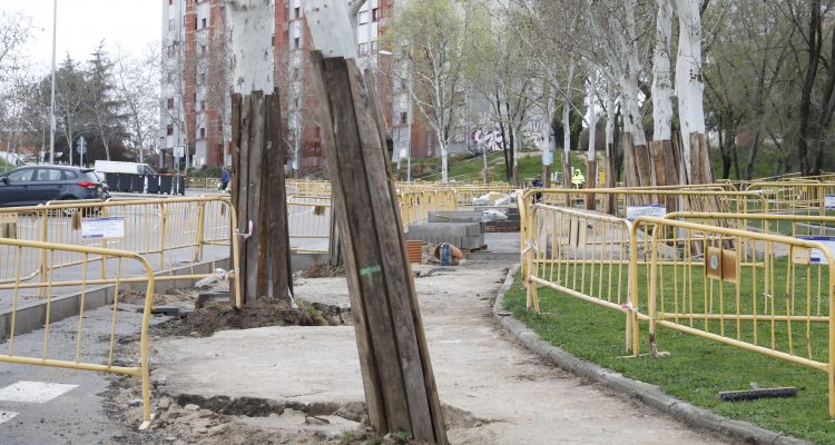 Algunas de las calles donde se están ejecutando trabajos de adecuación de las aceras y mejora de la accesibilidad