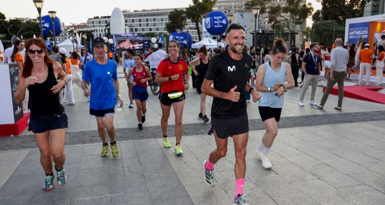 Sonia Cea asiste a la Noche del Deporte en la plaza de Colón